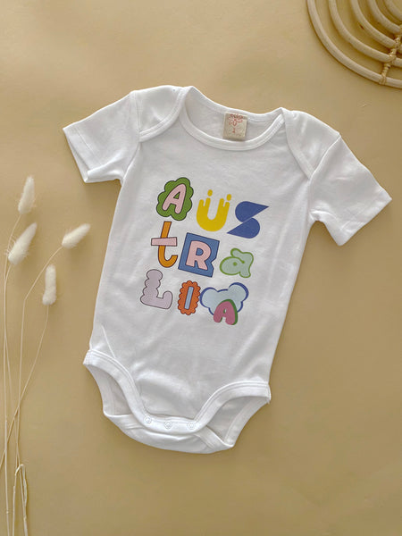 Australia Short Sleeve Bodysuit