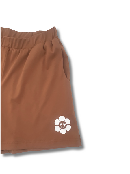 Basic Shorts with Pockets Toffee