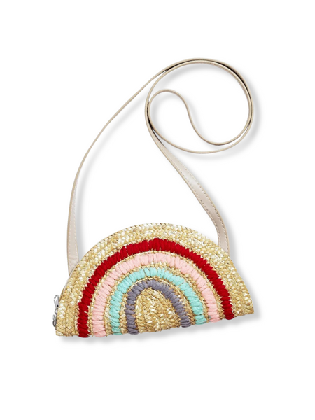 Rainbow Straw Bag
