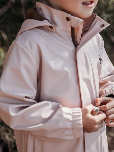 Recycled Rain Jacket  Dusty Pink