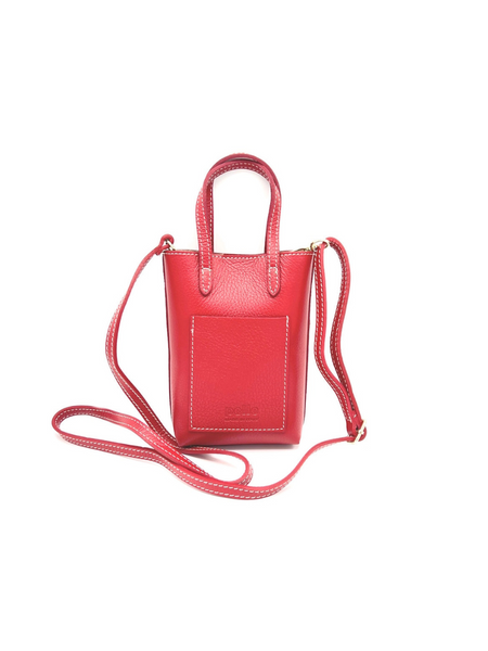 Lina Mini Phone Bag - Chili Red