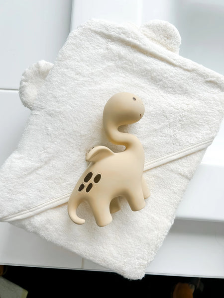 Diplo the Dino-Dragon Teether - Natural Brown