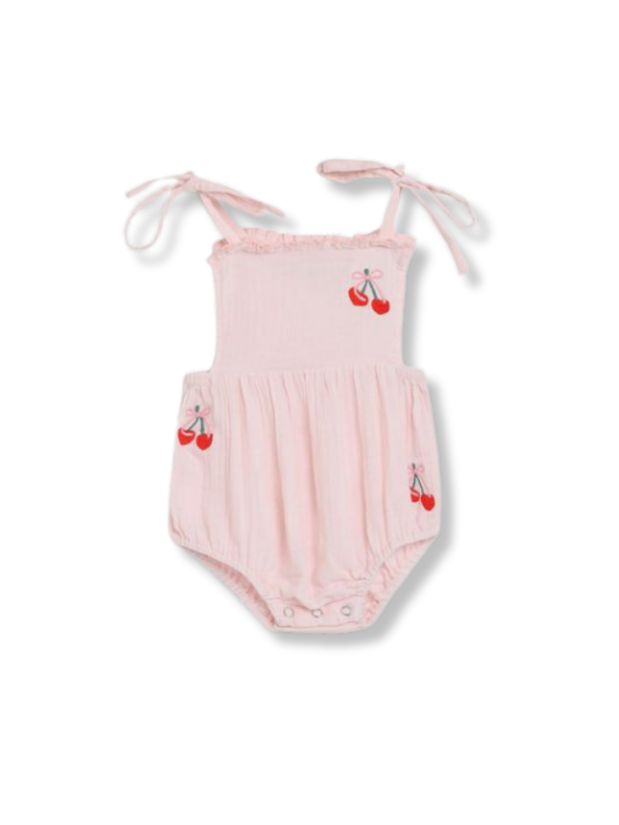 Spring Playsuit - Petal Pink