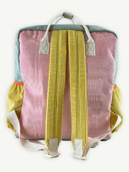 Candy Corduroy Splice Kids Backpack