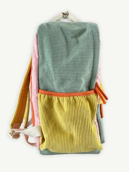 Candy Corduroy Splice Kids Backpack