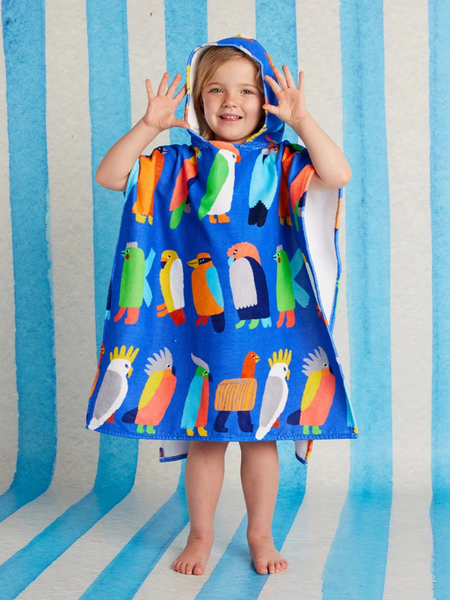 Flamin' Galahs Kids Hooded Towel