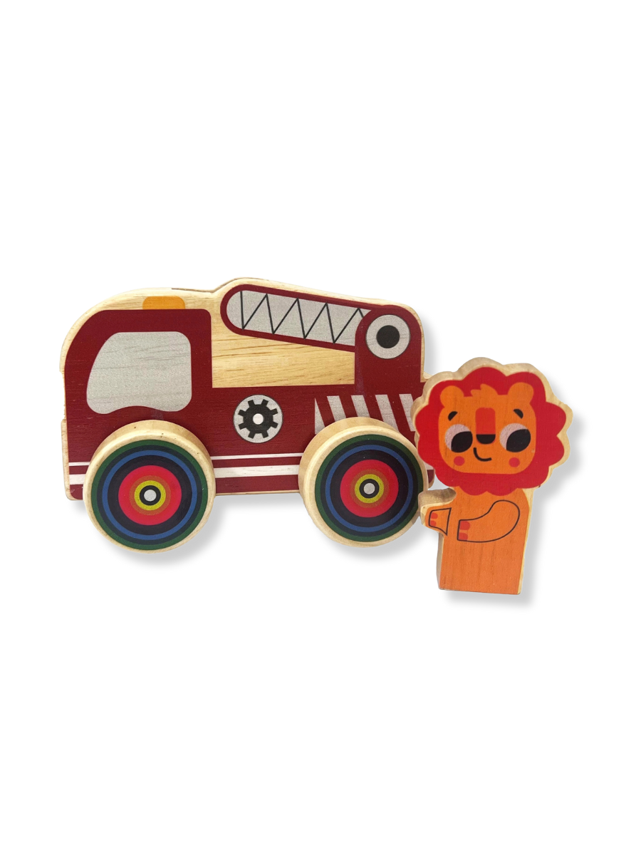 Mini Emergency Vehicle Animals - Fire Truck