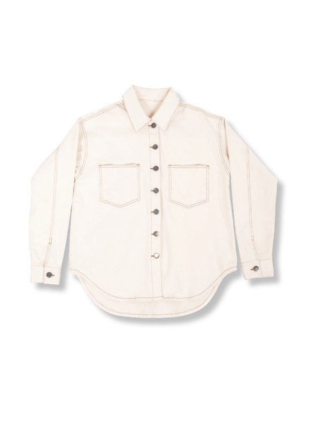 Rhone Denim Shacket - Ecru Denim