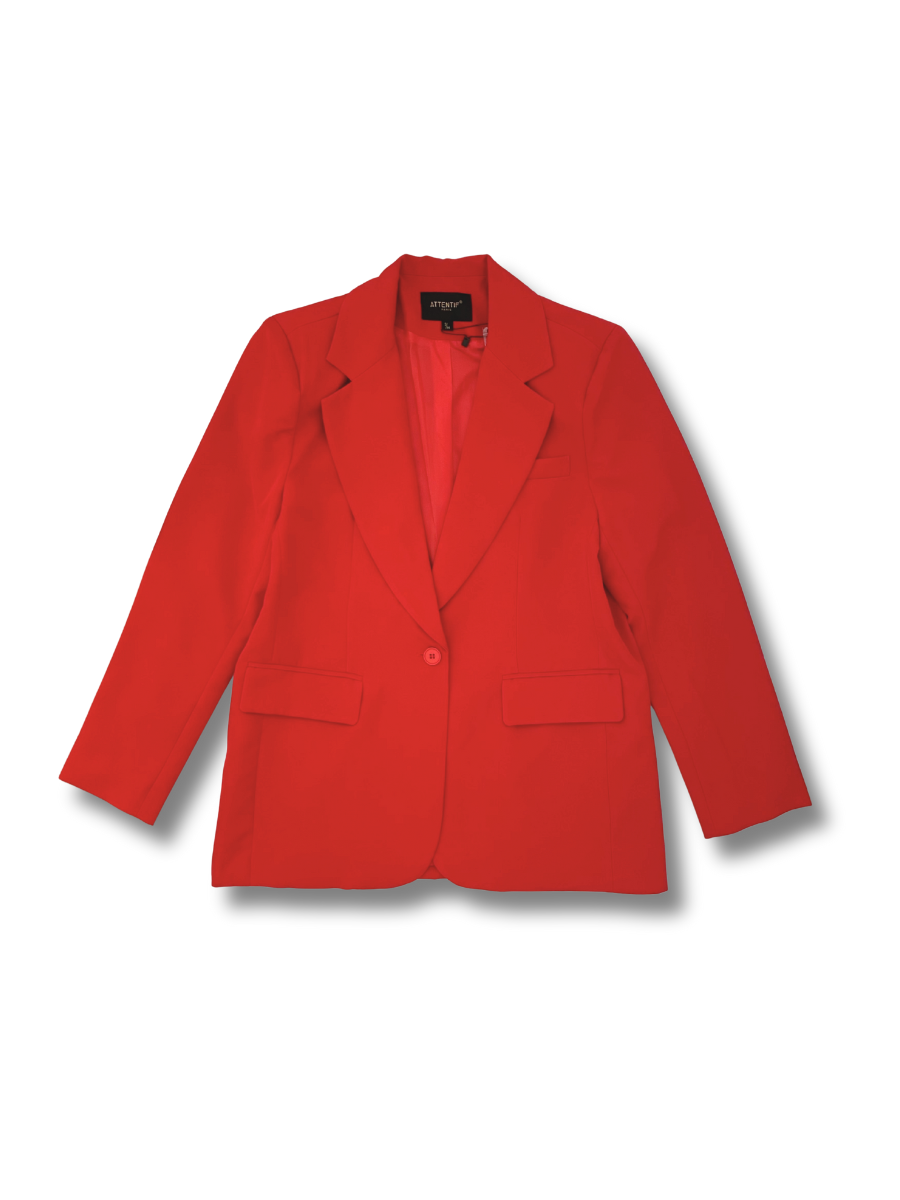 Timeless Oversized Jacket - Red