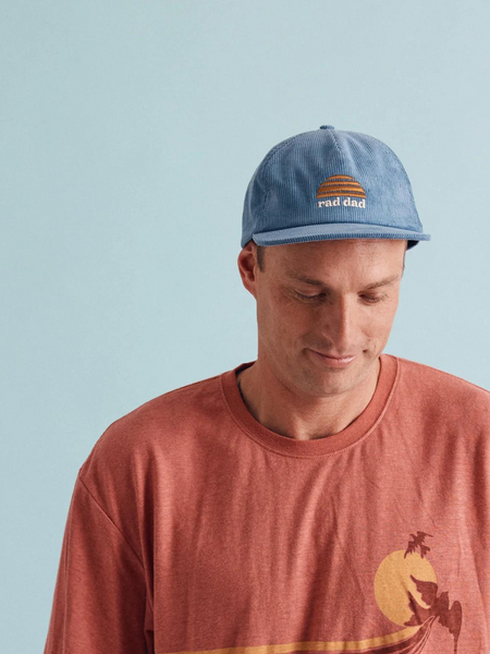 Rad Dad Cord Cap Denim Blue
