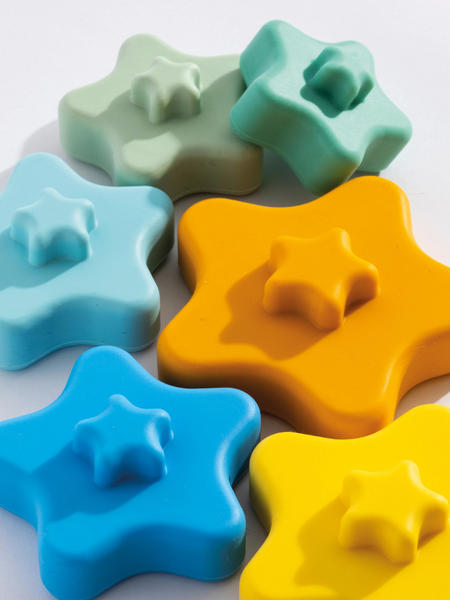 Silicone Stacking Tower Star - Sorbet
