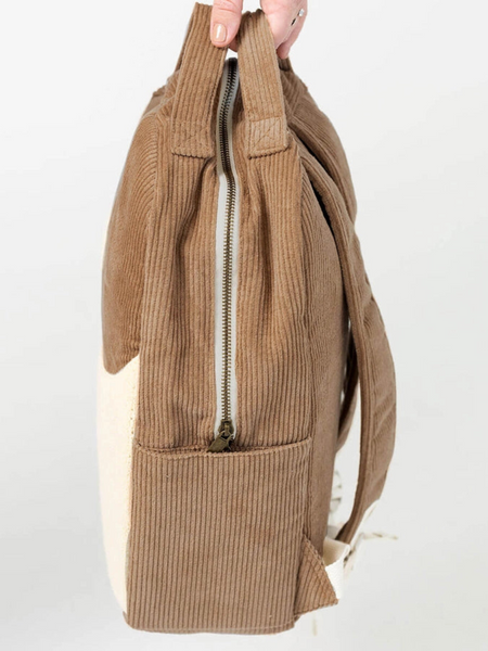 Yin Yang Organic Backpack - Chocolate