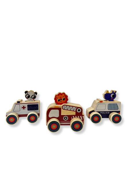 Mini Emergency Vehicle Animals - Fire Truck