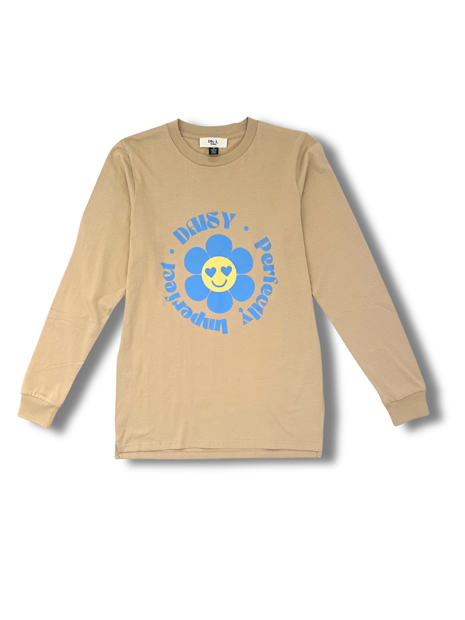 Perfectly Imperfect Long Sleeve Tee - Beige