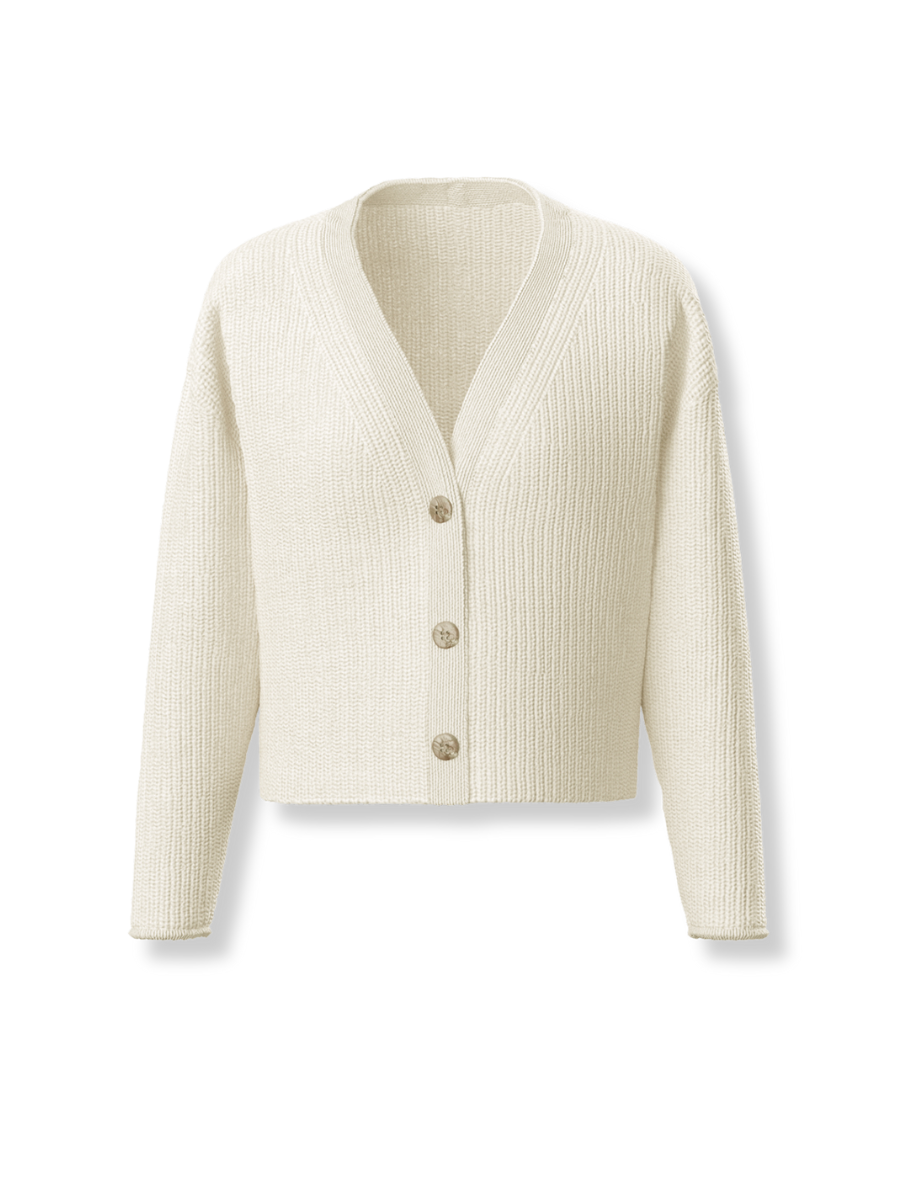Bailey Cotton Cardigan - Cream
