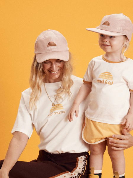 Rad Kid Cord Cap - Mauve