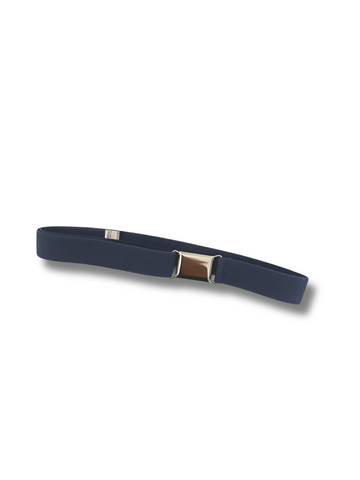 Kids Stretchy Clip Belt - Steel Grey