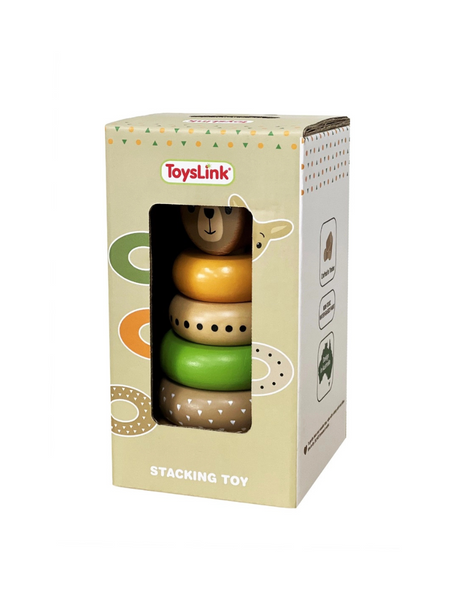 Wooden Kangaroo Stacking Toy