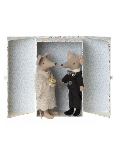 Wedding Mice Couple In Box