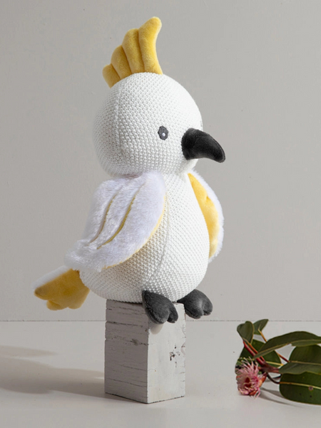 Colin The Cockatoo Knitted Toy