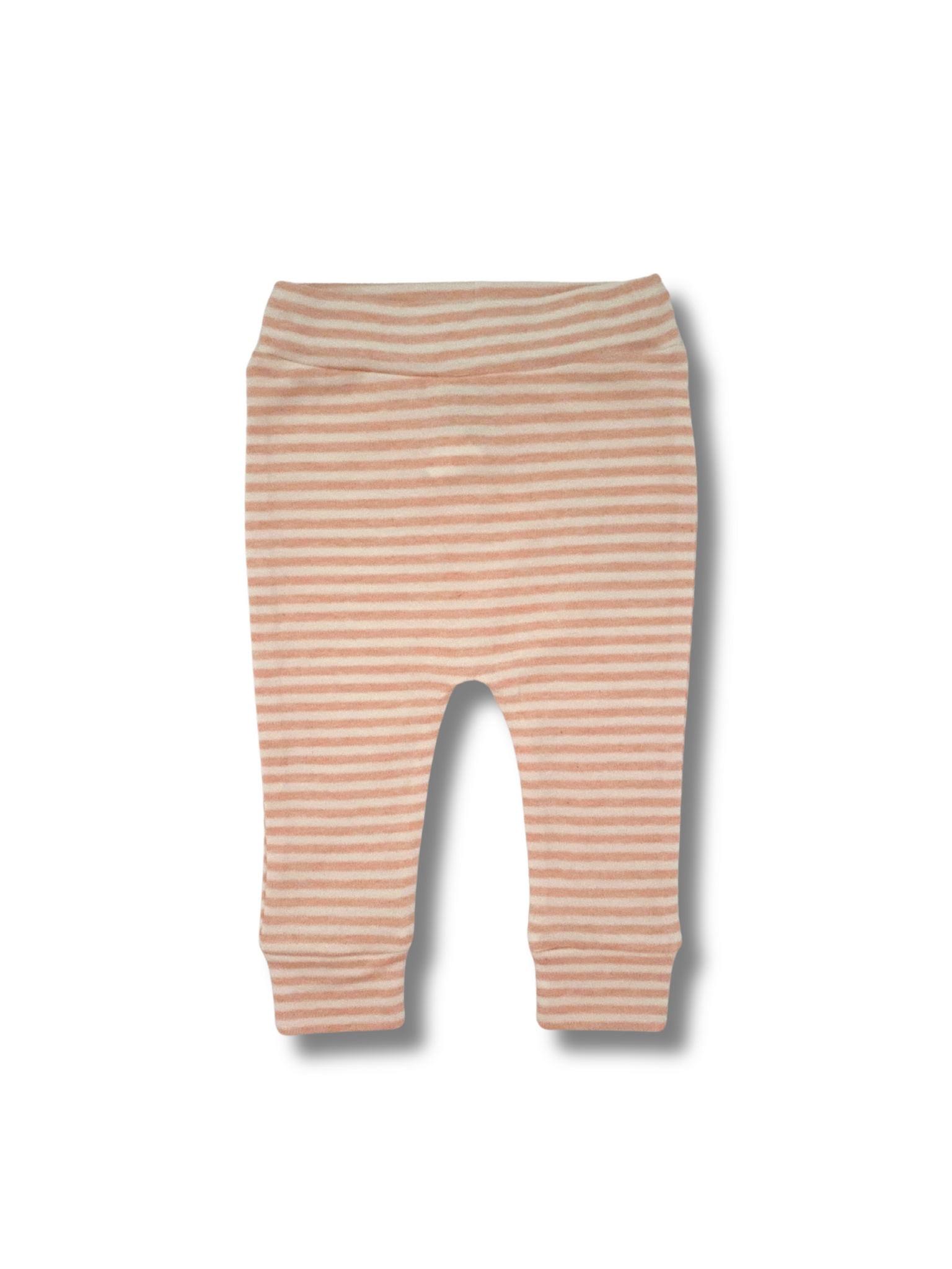 Comfy Baby Leggings - Pink Stripes