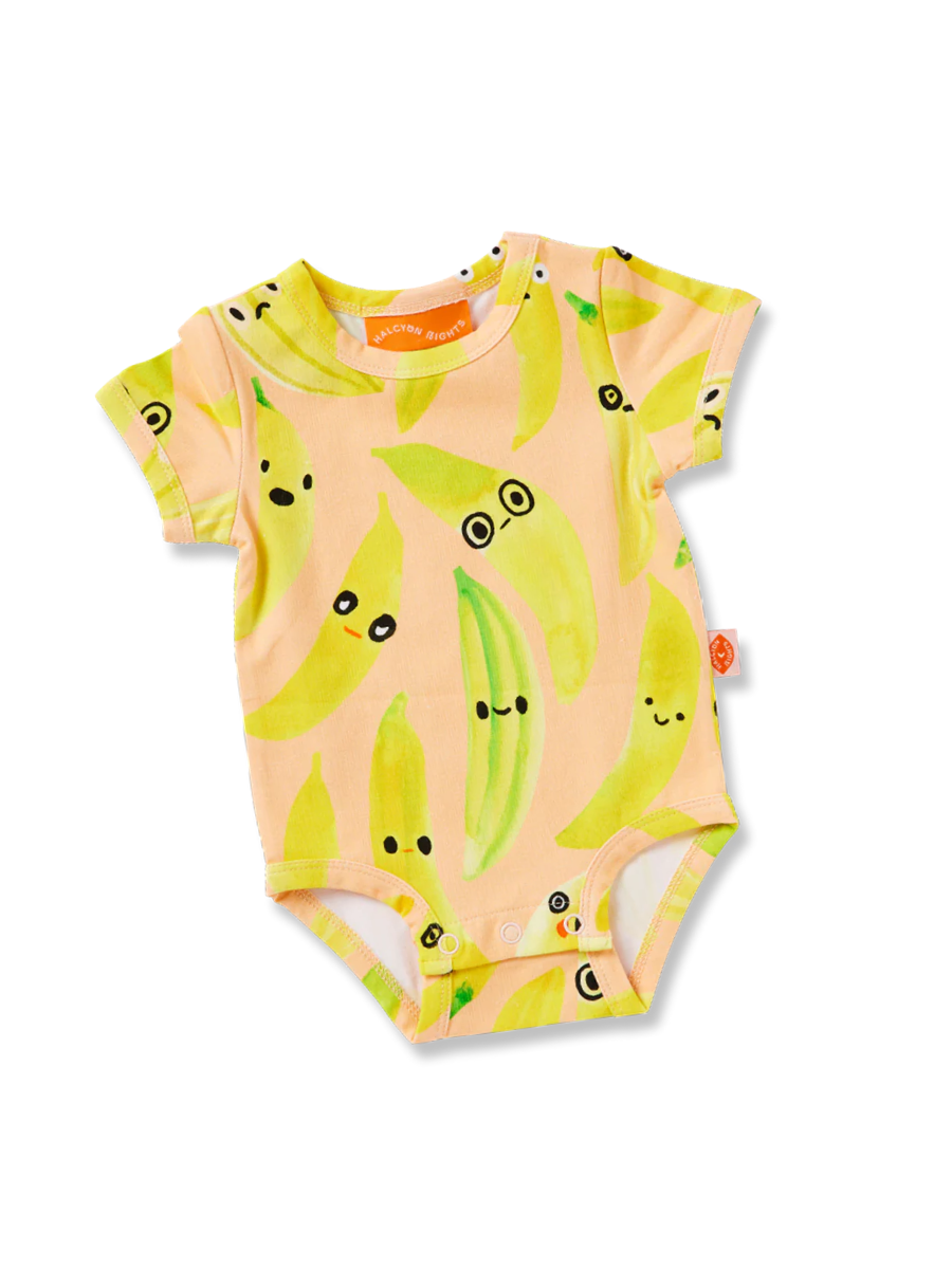 Peel Party Short Sleeve Bodysuit