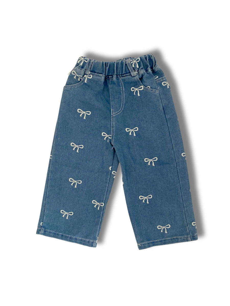 Darling Bows Denim Jeans