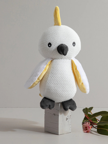 Colin The Cockatoo Knitted Toy