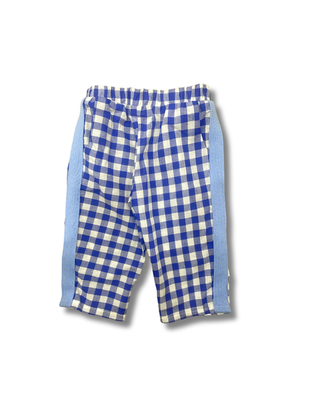 Pop Slacks - Blue Gingham