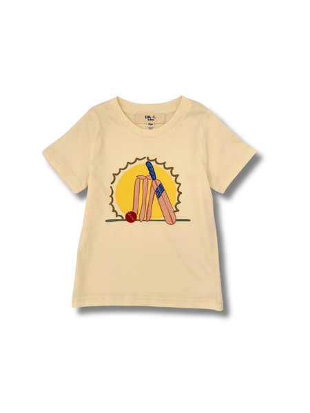 Summer Of Cricket T-Shirt - Sand