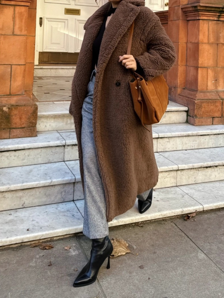 Violetta Suede Tote Bag - Tan