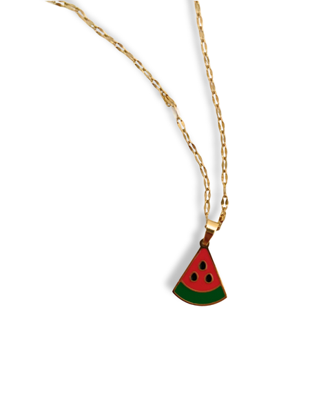 Watermelon Slice Necklace