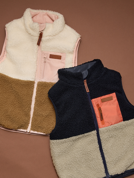 Reversible Yeti Vest - Harvest Colourblock