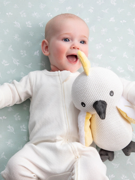 Colin The Cockatoo Knitted Toy