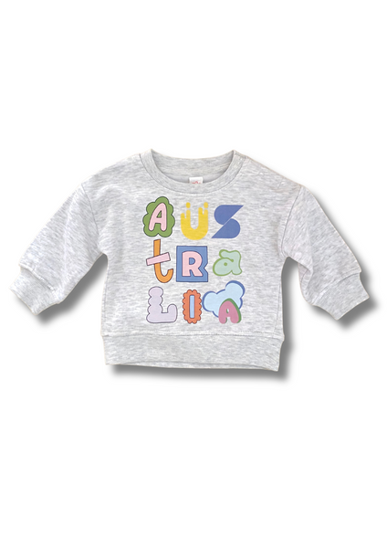 Baby Australia Sweatshirt Grey Marled