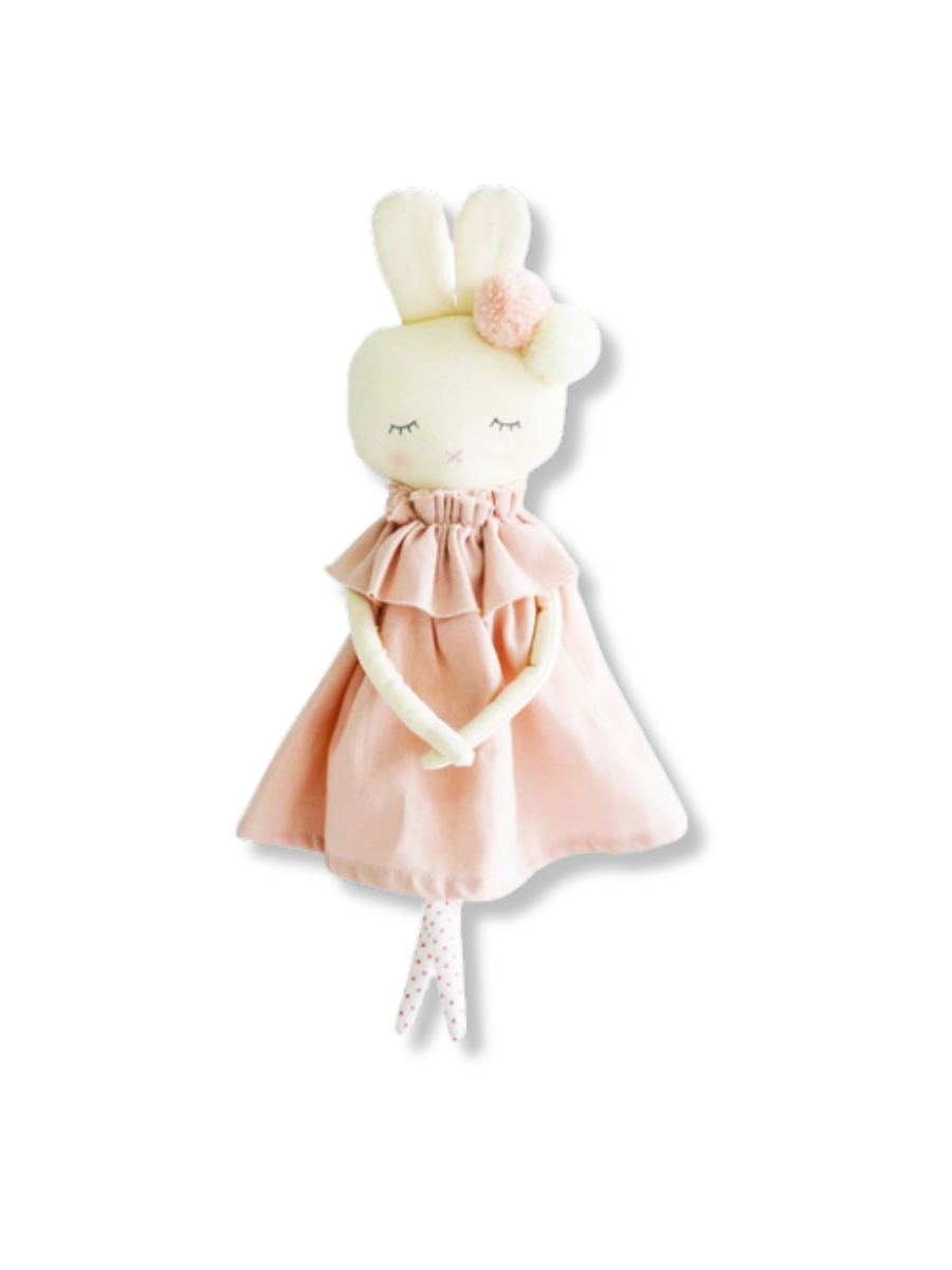Isabelle Bunny Pink Linen