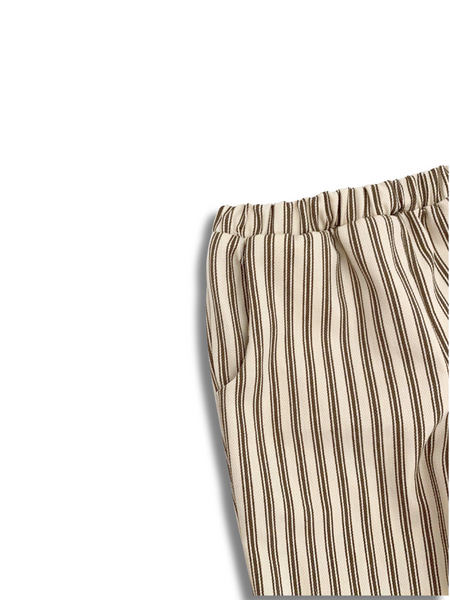 Olive & Beige Stripe Slacks