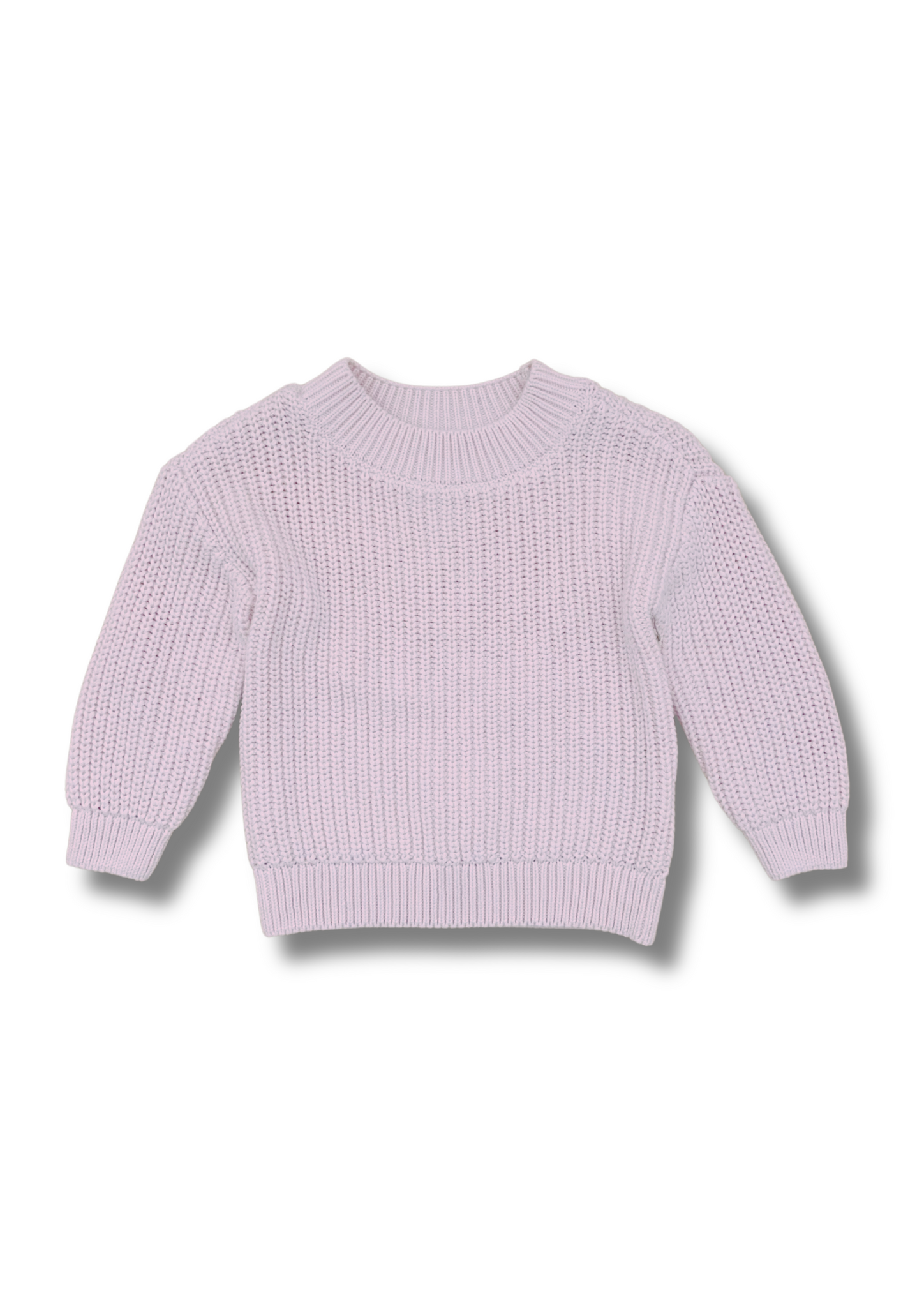 Basic Cotton Knit Jumper Pink