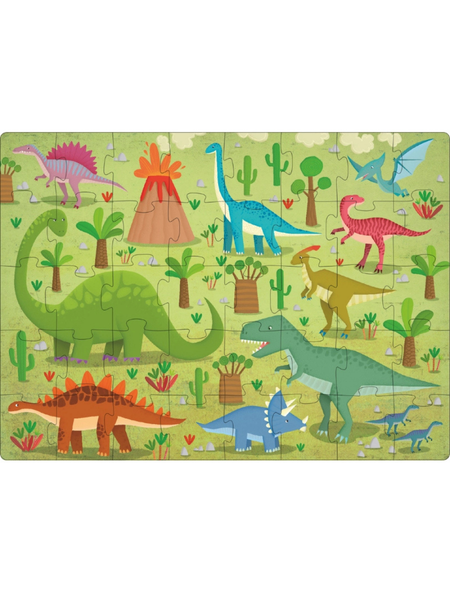 Dinosaur 3D Puzzle & Book Set