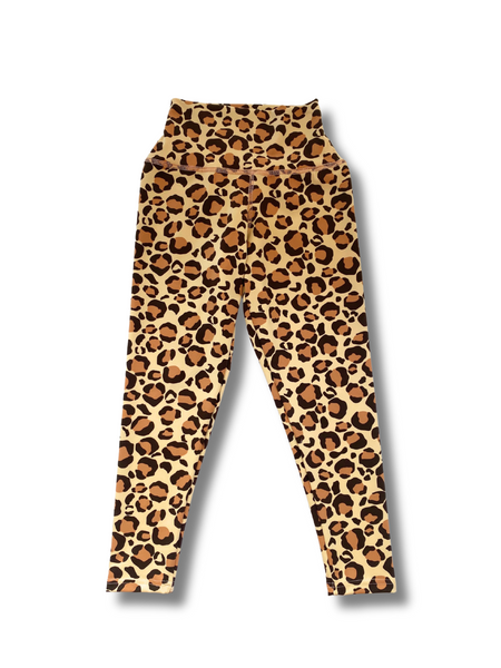 Leopard Love Active Leggings – Pink DKL Logo Edition