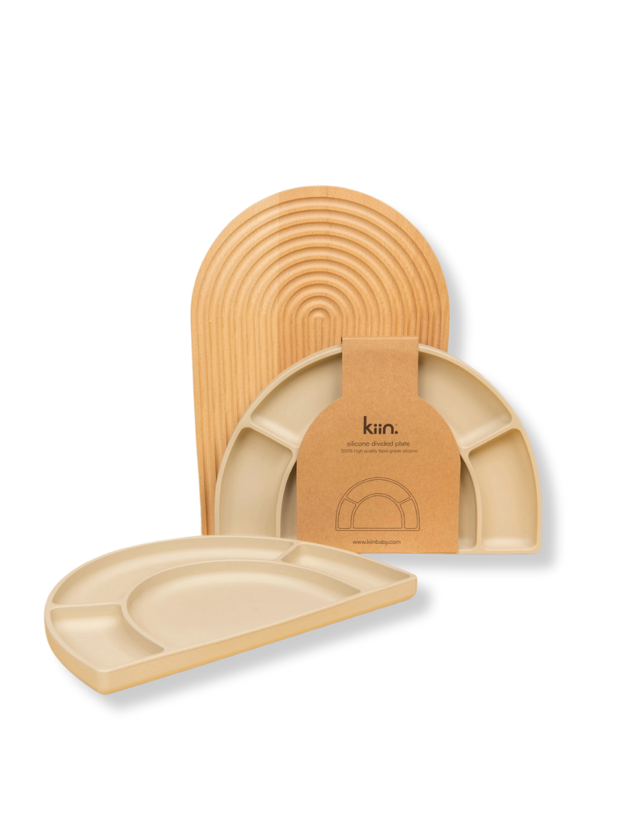 Silicone Divided Plate Vanilla