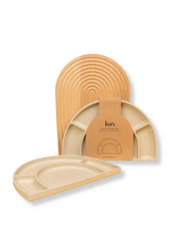 Silicone Divided Plate Vanilla