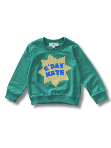 G'Day Mate Star Sweatshirt - Green