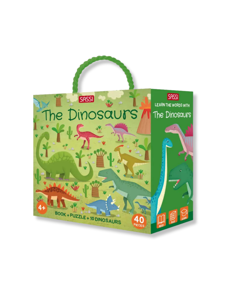 Dinosaur 3D Puzzle & Book Set