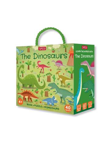 Dinosaur 3D Puzzle & Book Set