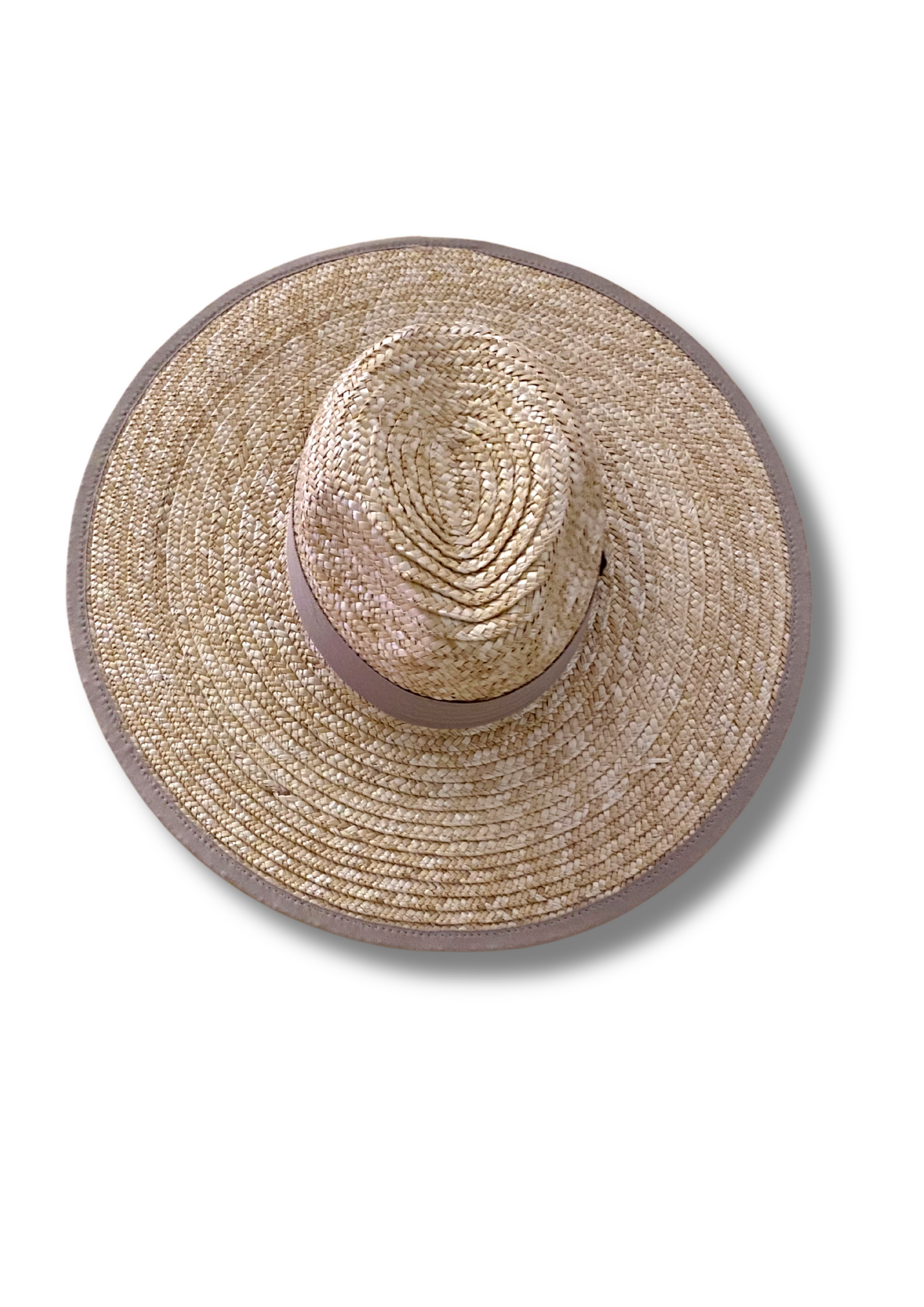 Millie Wide Brim Hat Cacao Ribbon