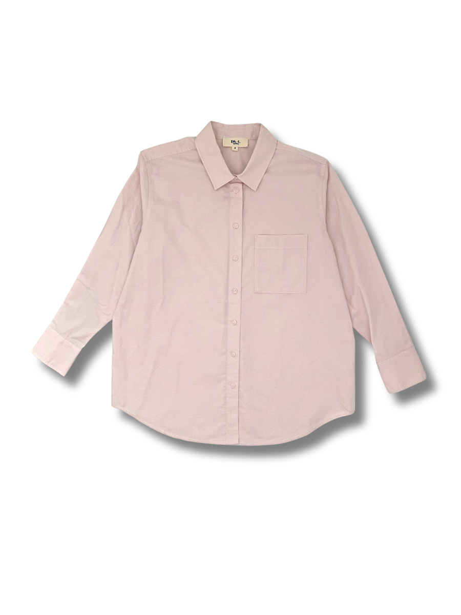 Blush Pink Cotton Shirt