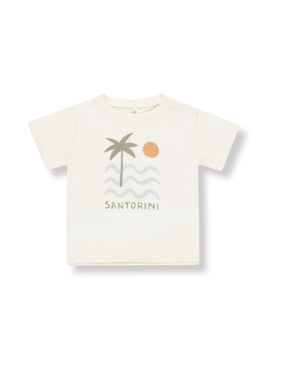 Raw Edge Tee Santorini