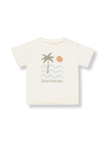 Raw Edge Tee Santorini