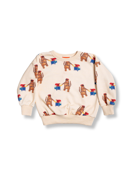Tiger The Postie French Terry Pullover - Cream